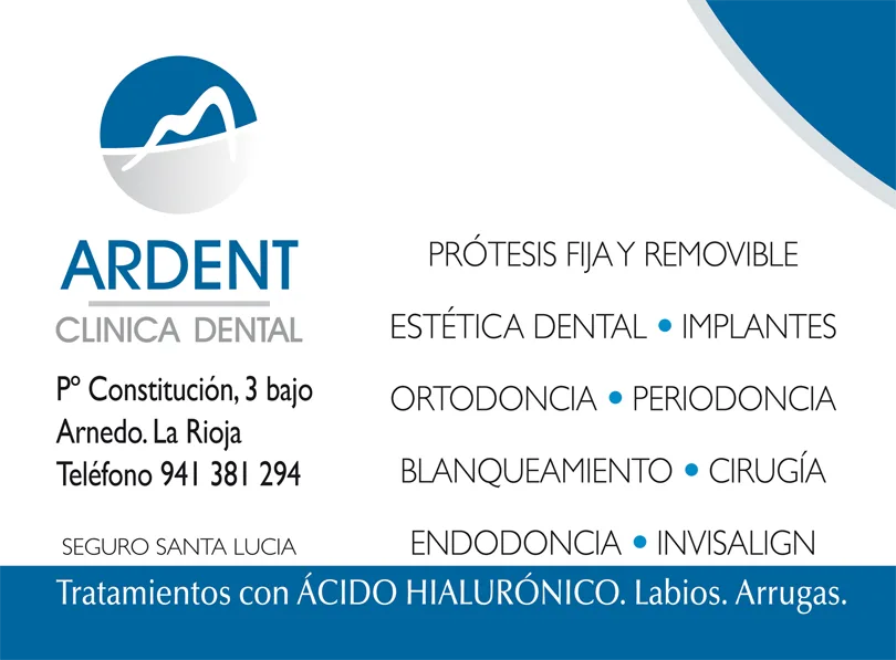 Publicidad de Ardent Clínica Dental