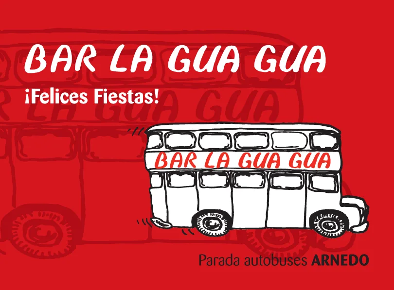 Publicidad de Bar La Gua Gua