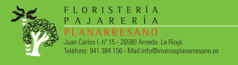 Publicidad de Floristería y Pajarería Planarresano