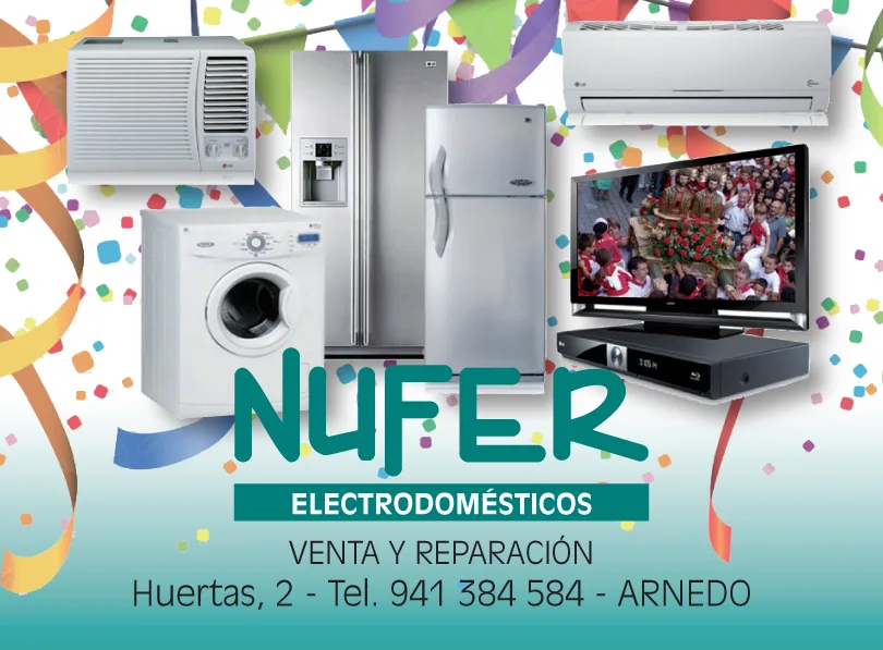 Publicidad de Nufer Electrodomésticos