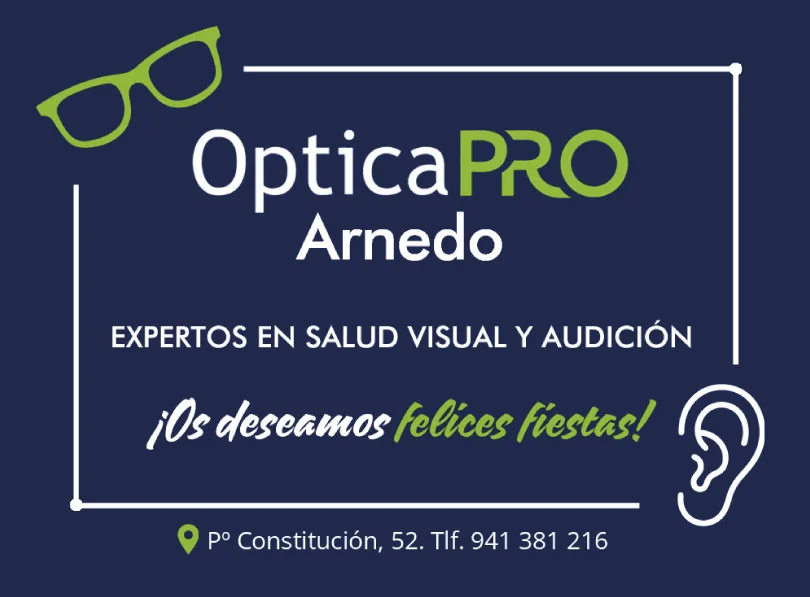 Publicidad de Óptica PRO Arnedo