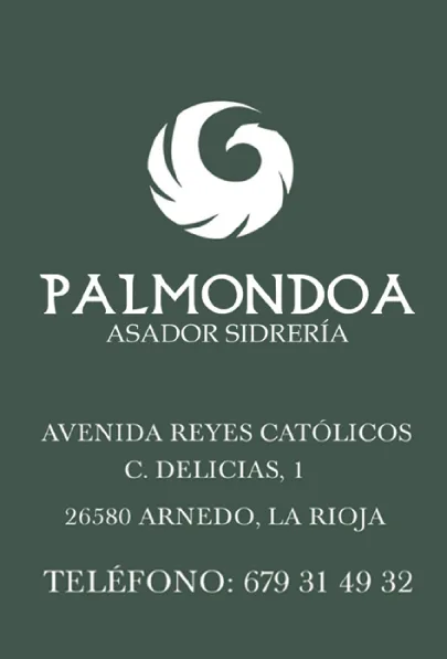 Publicidad de Palmondoa Asador Sidrería