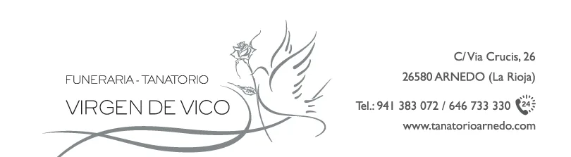 Publicidad de Funeraria Tanatorio Virgen de Vico